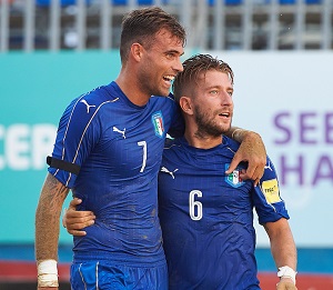 Catania, Italy - August, 26 Euro Beach Soccer League Superfinal Catania 2016 at DomusBet arena on August 26, 2016 in Catania, Italy. (Photo by Lea Weil)