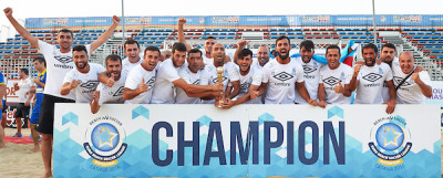 Catania, Italy - August, 28 Euro Beach Soccer League Superfinal Catania 2016 at DomusBet arena on August 28, 2016 in Catania, Italy. (Photo by Lea Weil)