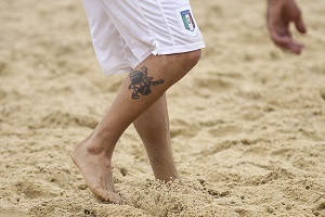 Spain - Italy. Euro Beach Soccer League 2016, Moscow.
